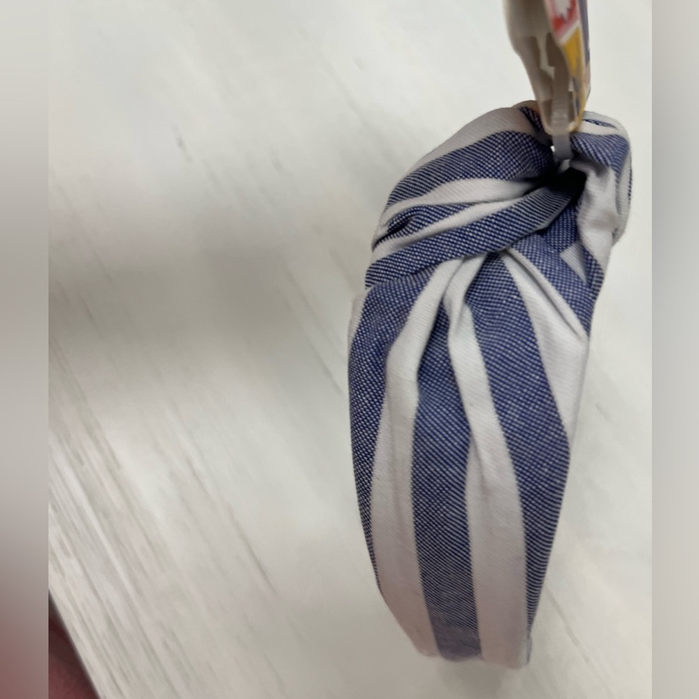 NWT ⚜️💙⚜️ Piper K Gorgeous Blue Striped Headband - Picture 7 of 10
